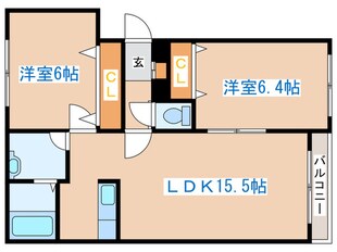 岩崎ＭＳ西野4・7の物件間取画像